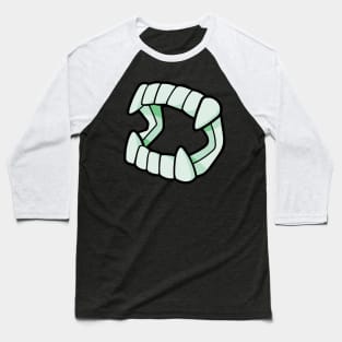 Glow in the Dark Fangs Baseball T-Shirt